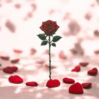 Rose avec tige bis